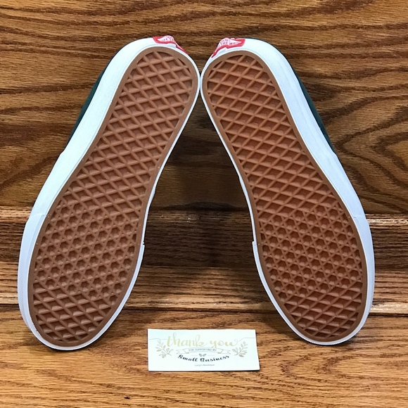 Vans Authentic Pig Suede Darkest Spruc Shoes - Picture 7 of 8